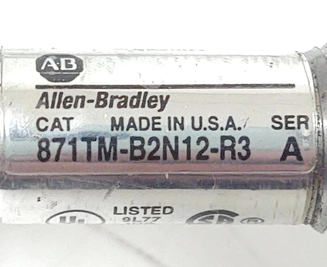 Used 🔥Allen Bradley 871TM-B2N12-R3 Series A Proximity Sensor