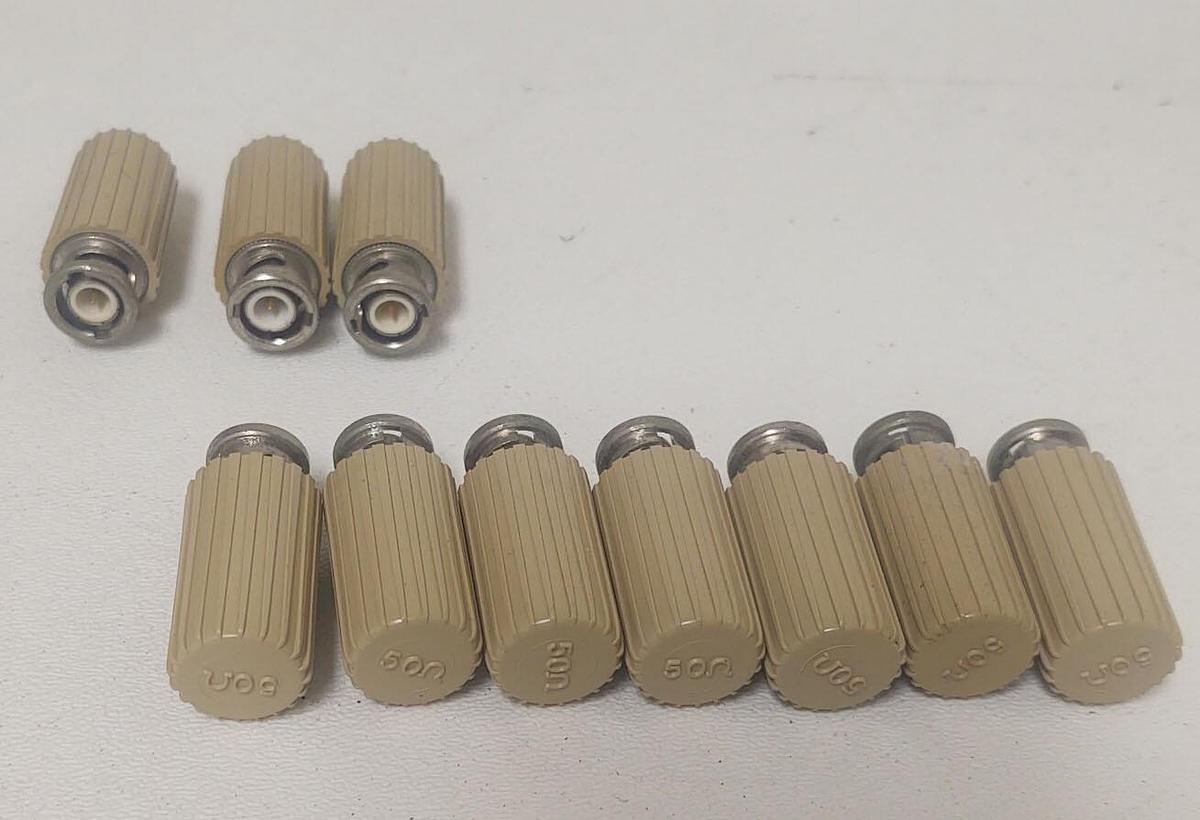 🔥(LOT 10) H8225-00 Dummy Load, 50 ohm Termination, 2w cont. 5w inter. BNC Male