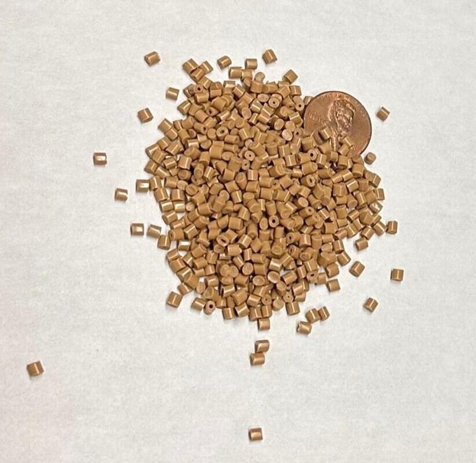 PP Plastic Pellets Polypropylene Resin Injection Molding Light Brown 10 Lbs