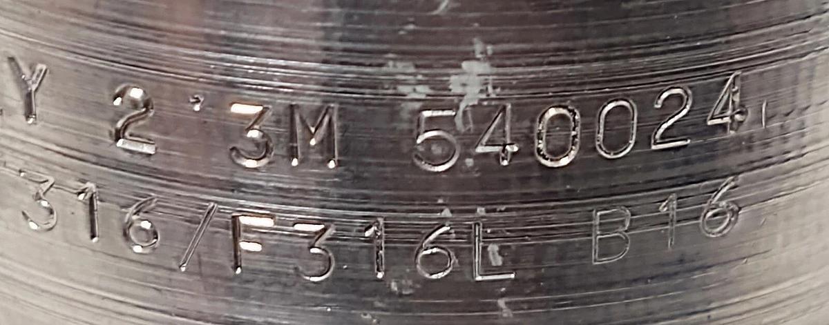 2" NPT Stainless Steel Pipe End Cap 316L SA/A182F B16 OMC Italy 3M 540024