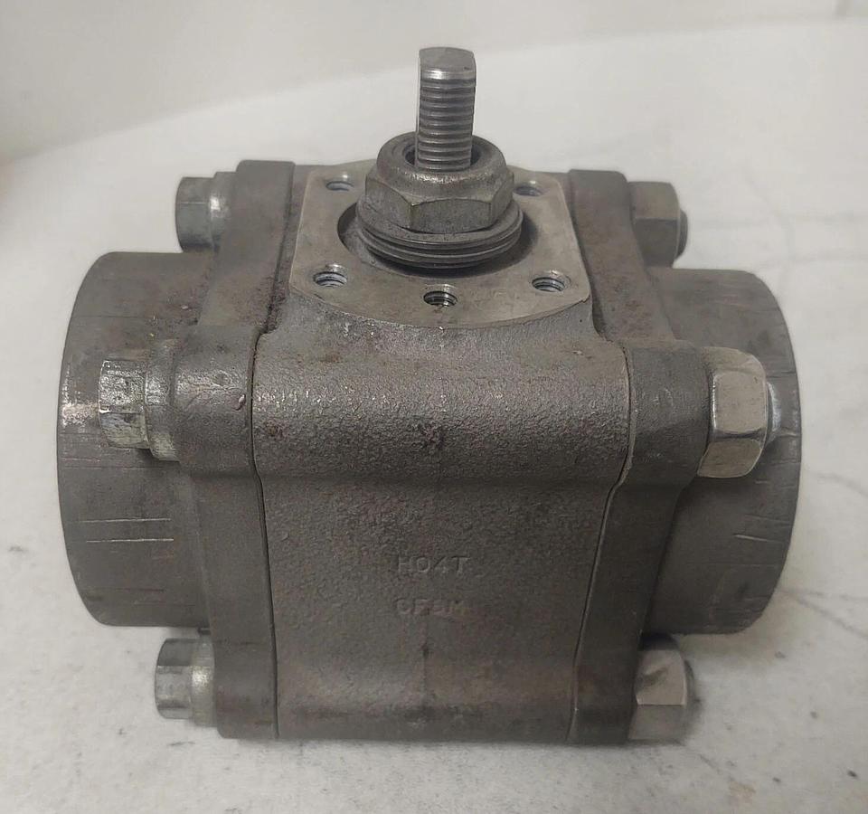 Used 🔥 1-1/2'' Worcester 11/2E5966TVSE B21 316 SS Threaded End Ball Valve Full Port