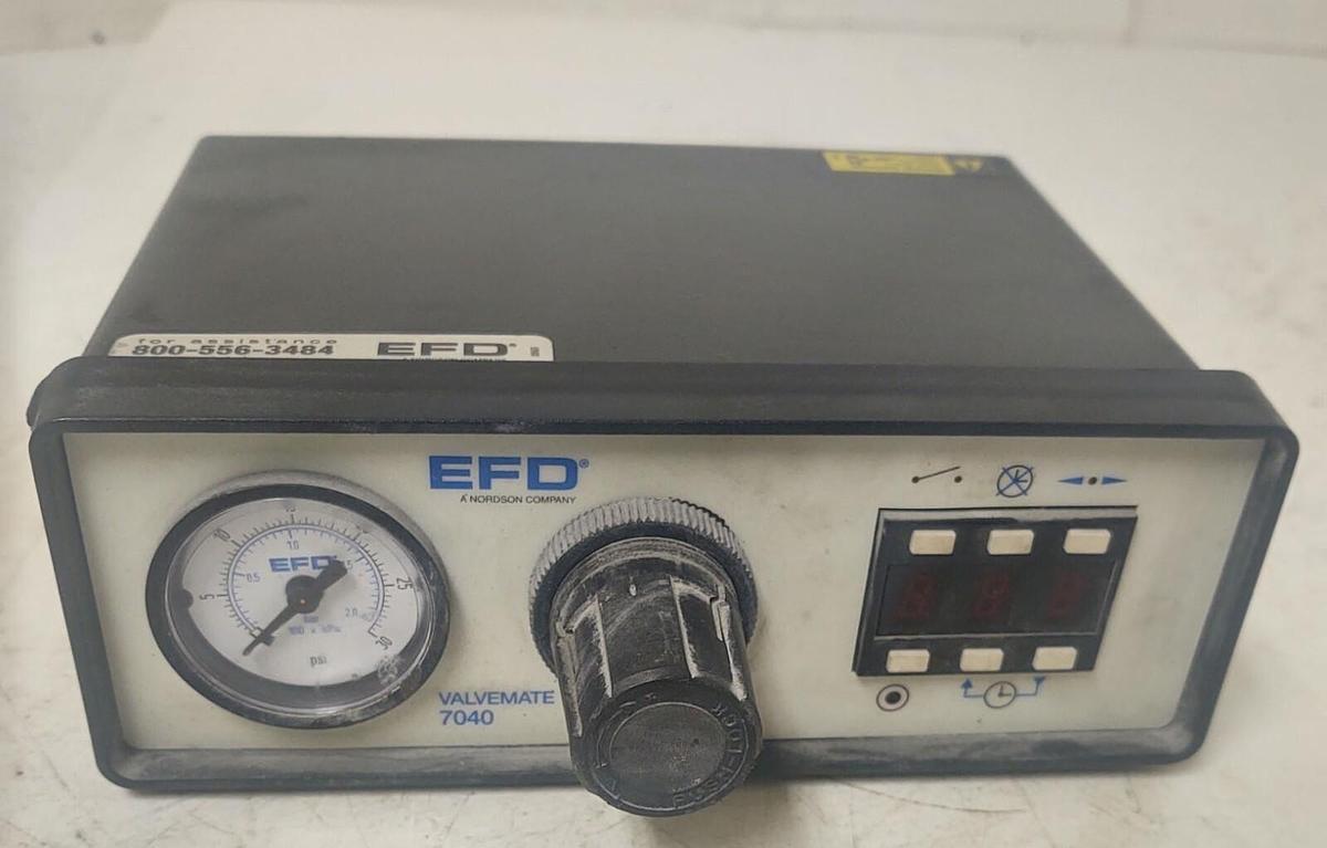 Used 🔥 EFD Nordson Company 7040 Spray Valve Mate Controller NO Bracket