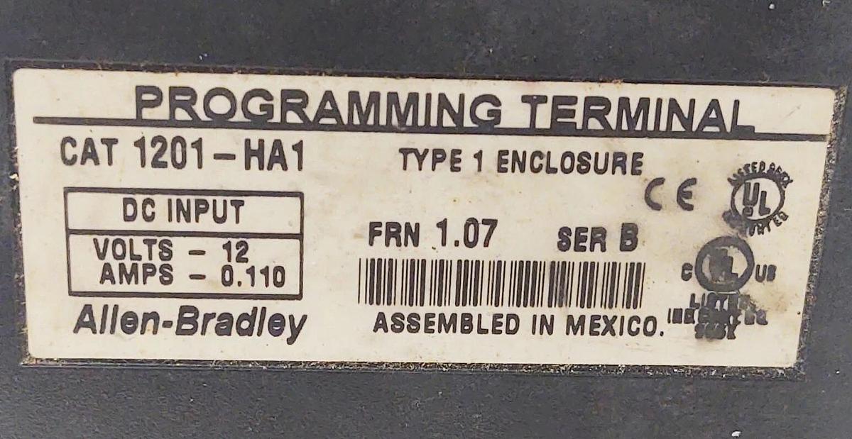 Used 🔥 CAT 1201-HA1 Allen Bradley Operator Panel Programming Terminal