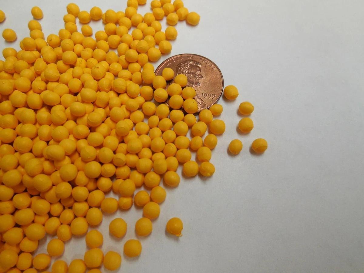 Yellow PE or PP Concentrate Plastic Pellets Resin Material Colorant 5 Lbs.
