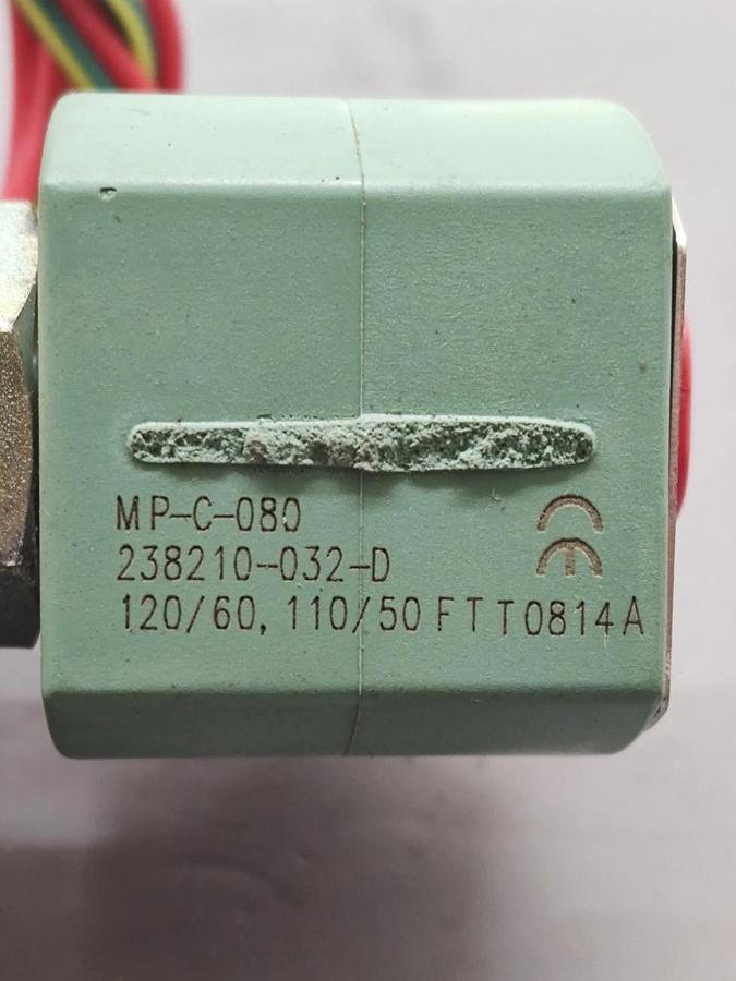 🔥ASCO Red Hat II 1" NPT 2-Way Brass Solenoid Valve 8221G007, 120V Coil