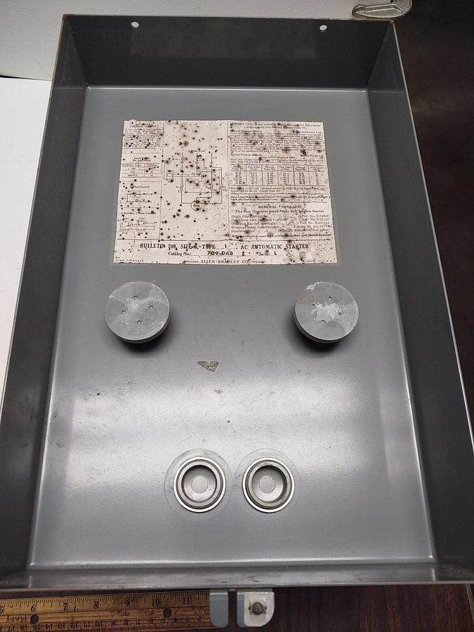 Allen Bradley Motor Starter Box - Box Only 709-DAB