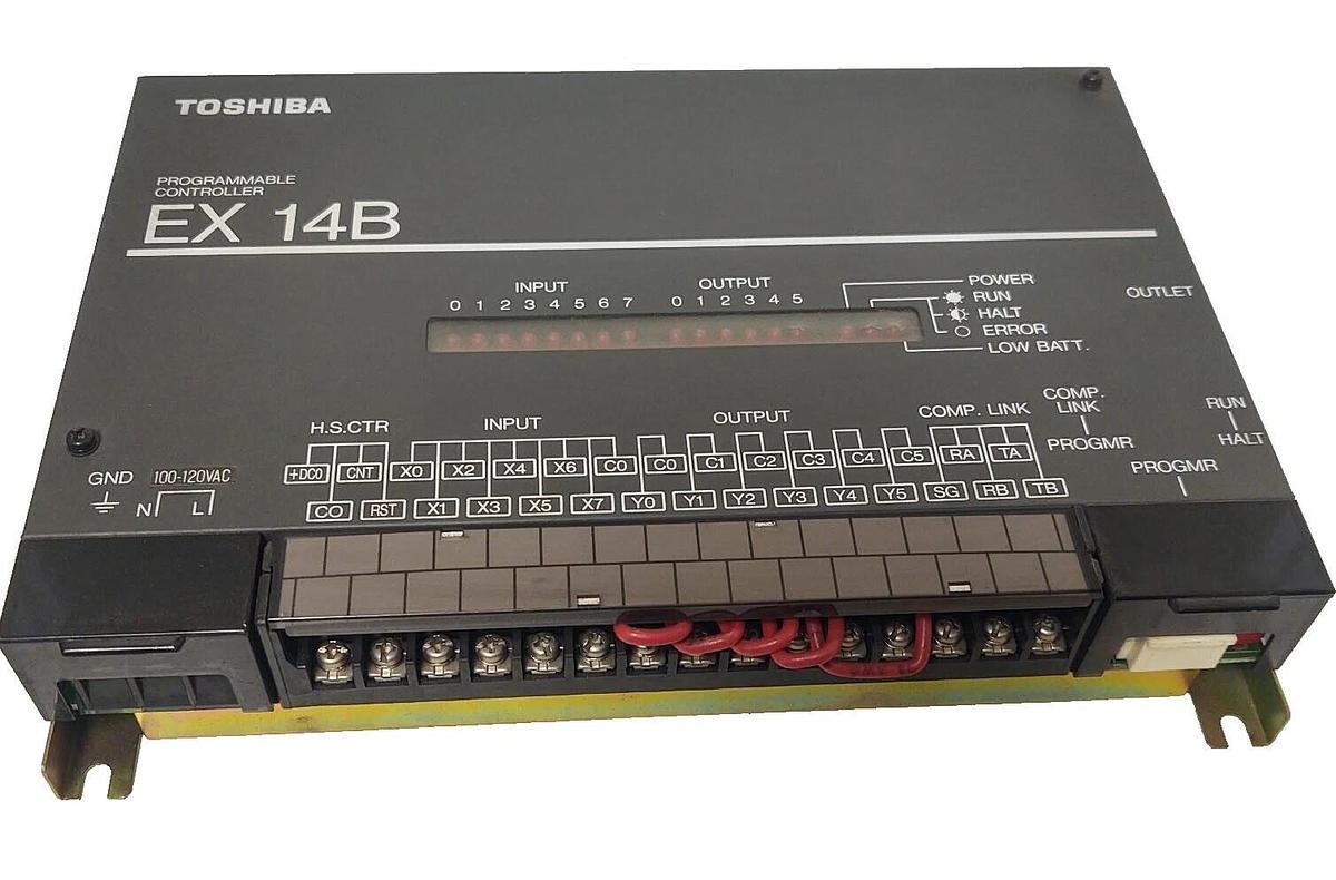 Used 🔥TOSHIBA EX SERIES EX 14B -1MDRB1 PROGRAMMABLE CONTROLLER