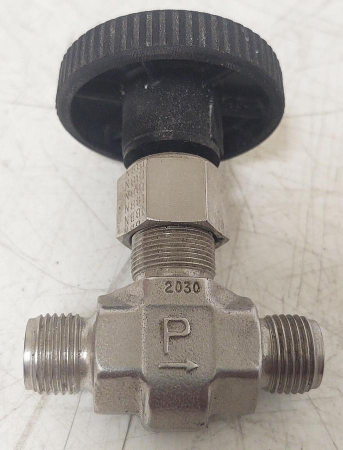 🔥 NEW Parker Needle Valve 3/8" Tube Compression, 316 Stainless 2030 CBCJ