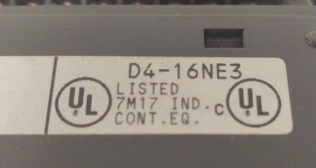 Used 🔥 (QTY 2) Automation Direct Logic D4-16NE3 AC/DC 12-24 Input Module