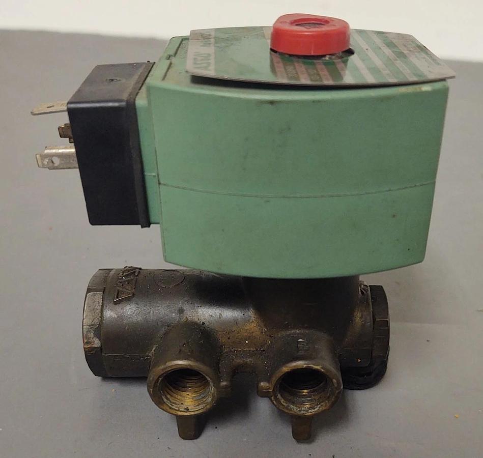 Used 🔥TESTED - ASCO 8345H3 VALVE 120V COIL, 1/4" NPT