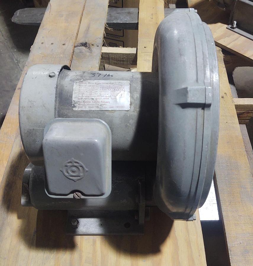 Used Spencer VB-007-D Vortex Centrifugal Blower / Free Shipping / Tested