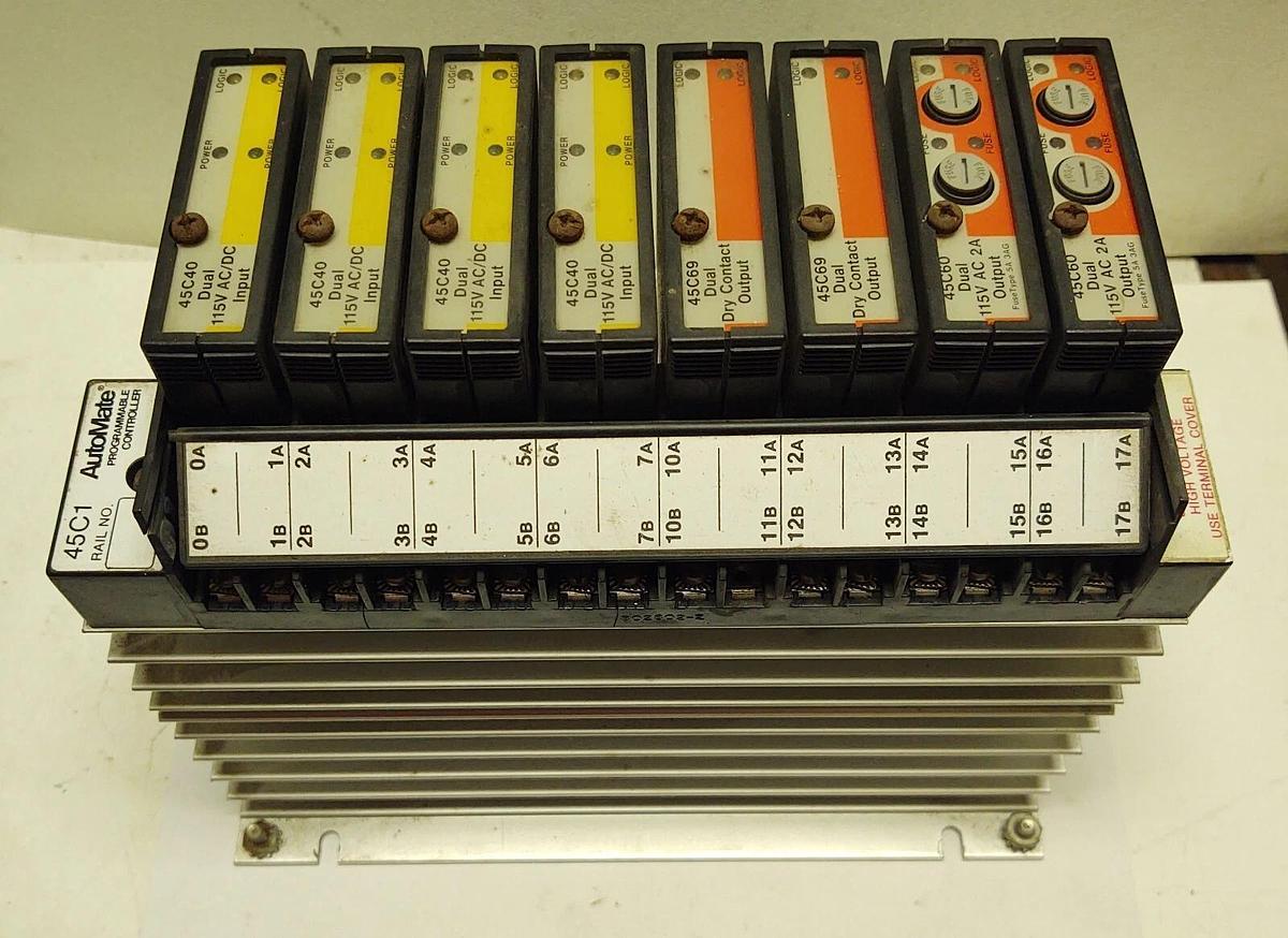 Used Reliance Electric Auto Mate 45C1 Programmable Controller 45C69 45C60 45C40