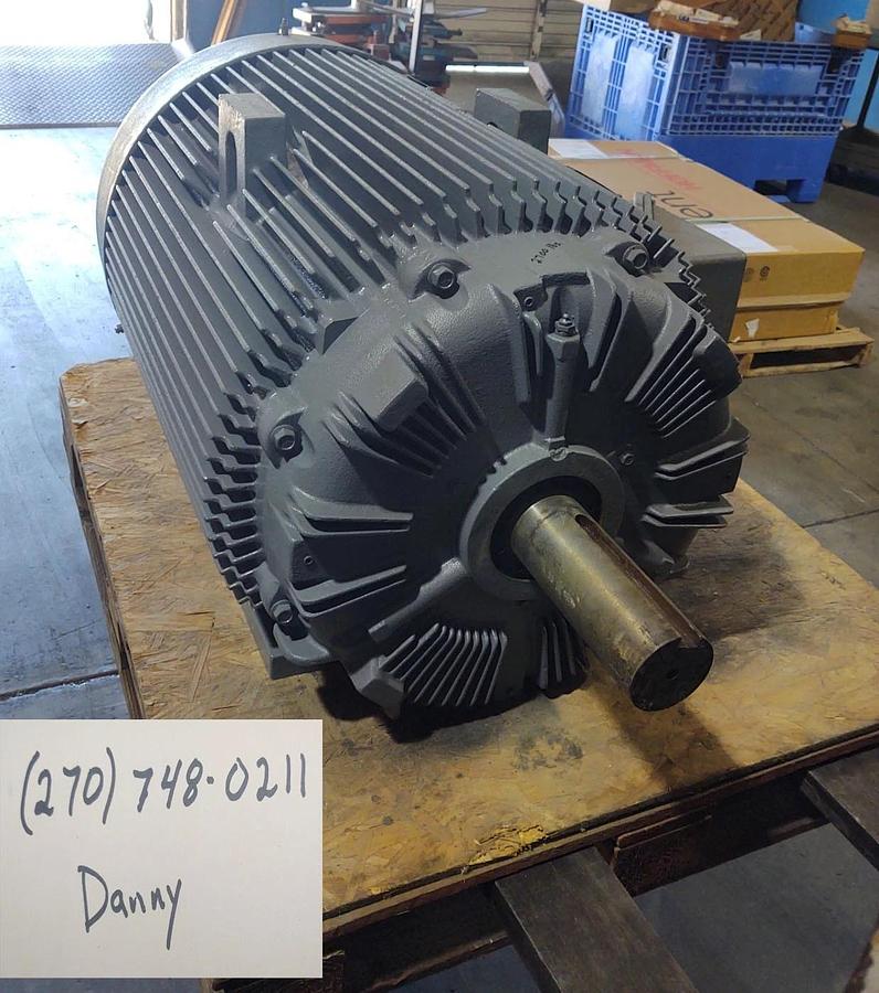 Refurbished REBUILT GENERAL ELECTRIC 200HP 1780RPM MOTOR 460V. 447T FRAME 5KGS447SAA2001F2RZ