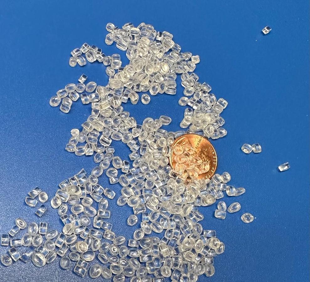 Lustran SAN DN59 Plastic Pellets Resin Material Injection Molding Clear 45 Lbs