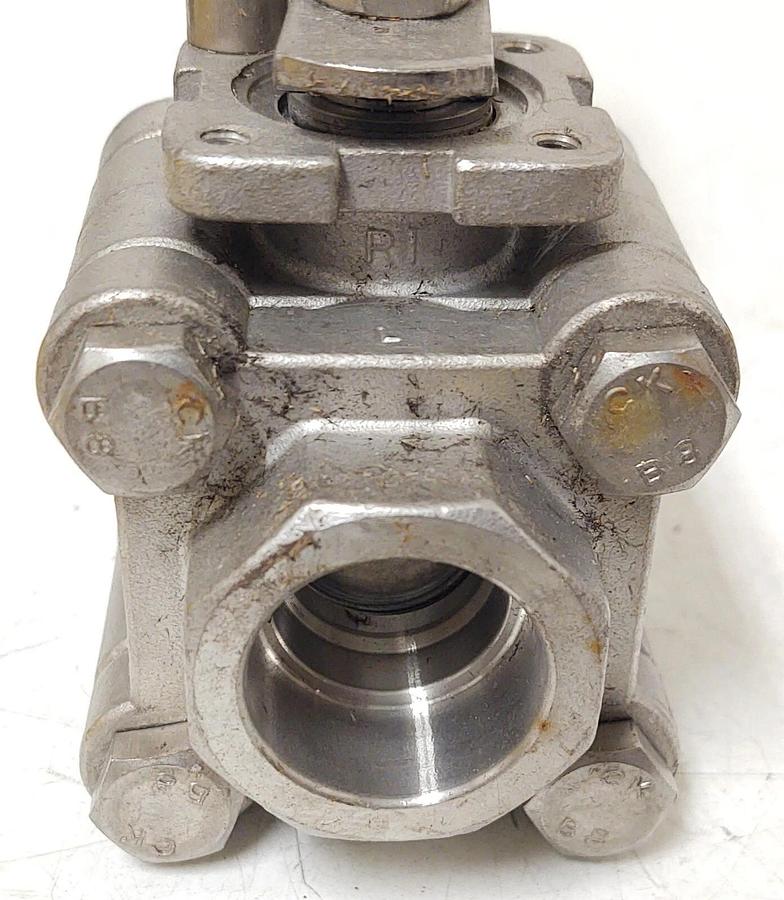🔥 NEW OLD STOCK 3/4" FP SS Stainless Steel Socket Weld Ball Valve #2200 PSI WOG