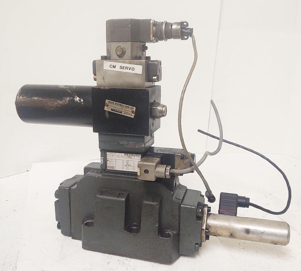 Used 🔥Rexroth 4WS2EM10-45/10B2ET Directional Control Servo Valve Assembly