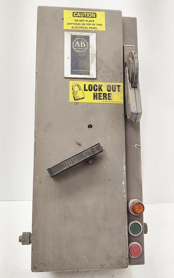 Used 🔥 Allen Bradley 712-BJB242 Size 1 Motor Starter Disconnect 120V Coil 10 Hp