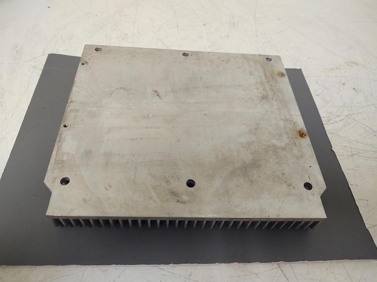Used 🔥 Aluminum Heat Sink Radiator Heat Transfer 9 X 10 Thick Base About 1-3/8 Tall