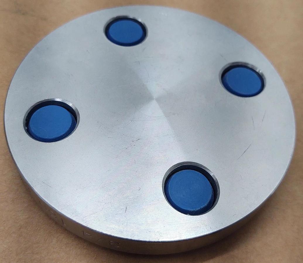 KOF 4 Bolt Blind Flange Raised Face F316/316L HO162 316 Stainless 1/2" 150lb