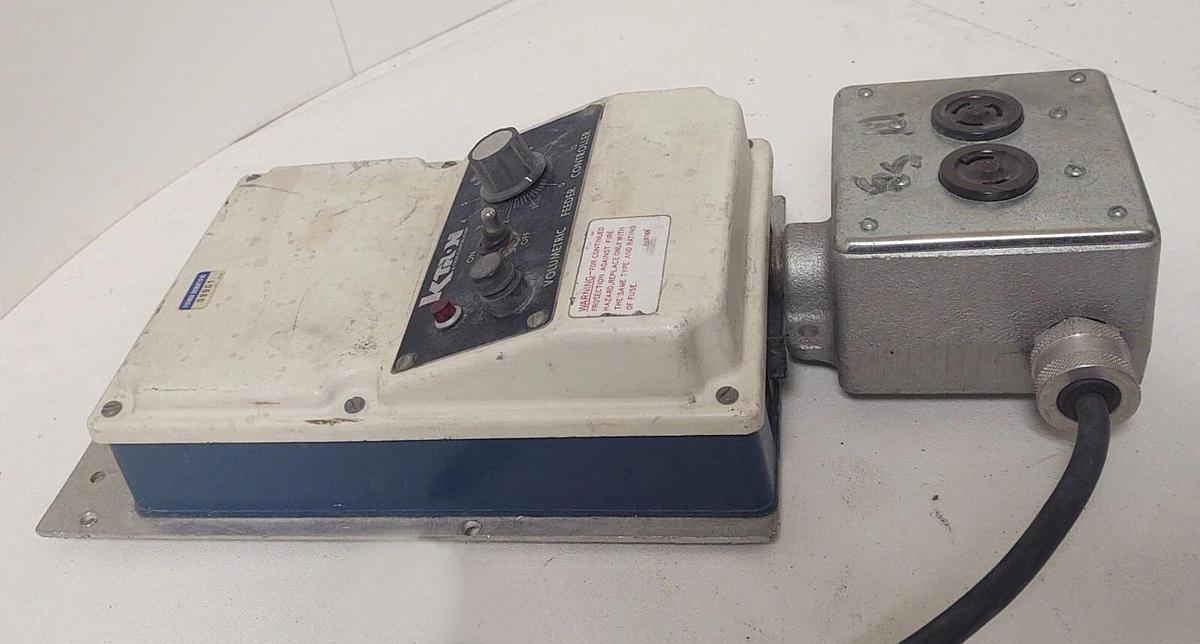 Used 🔥KTRON 0-90 DC Motor Drive 115 VAC Volumetric Feeder Controller 2501-00001