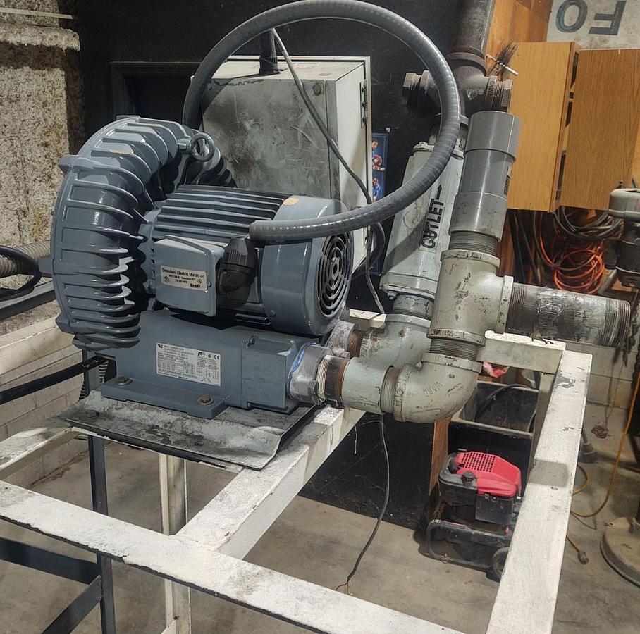 Used 🔥Motan Fuji Electric Ring Compressor - VFC600A-7W Regenerative Vacuum Blower
