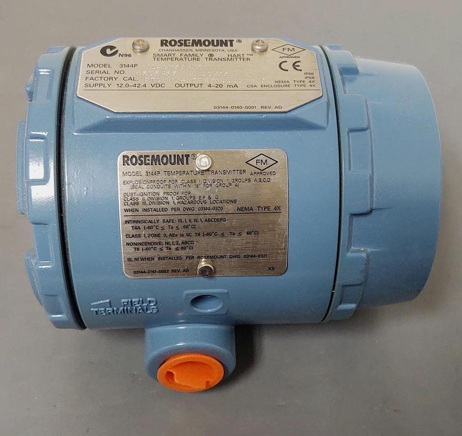 NEW 3144P DIAIK5B4M5 ROSEMOUNT EMERSON 3144P TEMPERATURE TRANSMITTER NIB