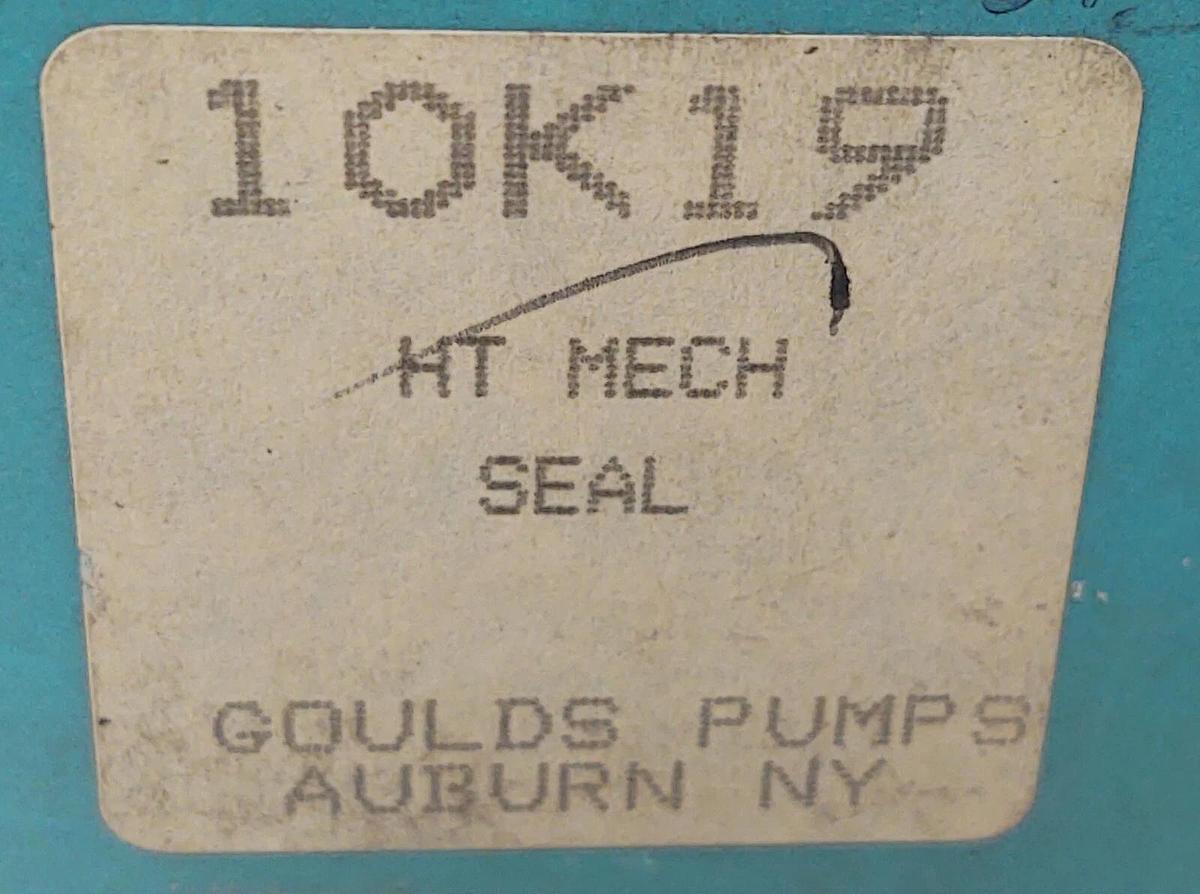 🔥 (NEW) Goulds Pumps High Temp HT 10K13, Mechanical Seal Pump Shaft