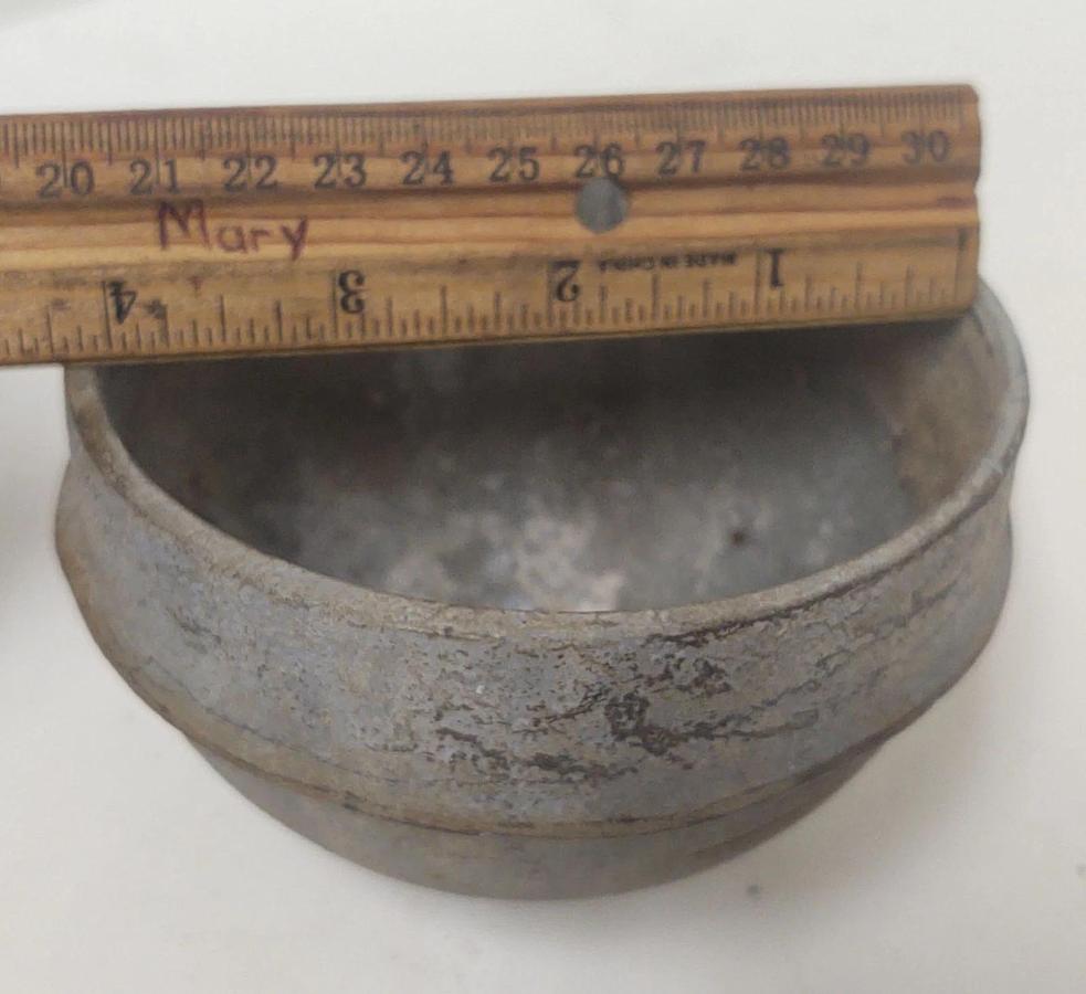 Used 🔥Vintage Galvanized Cast Iron Round 4" Post Cap Finial