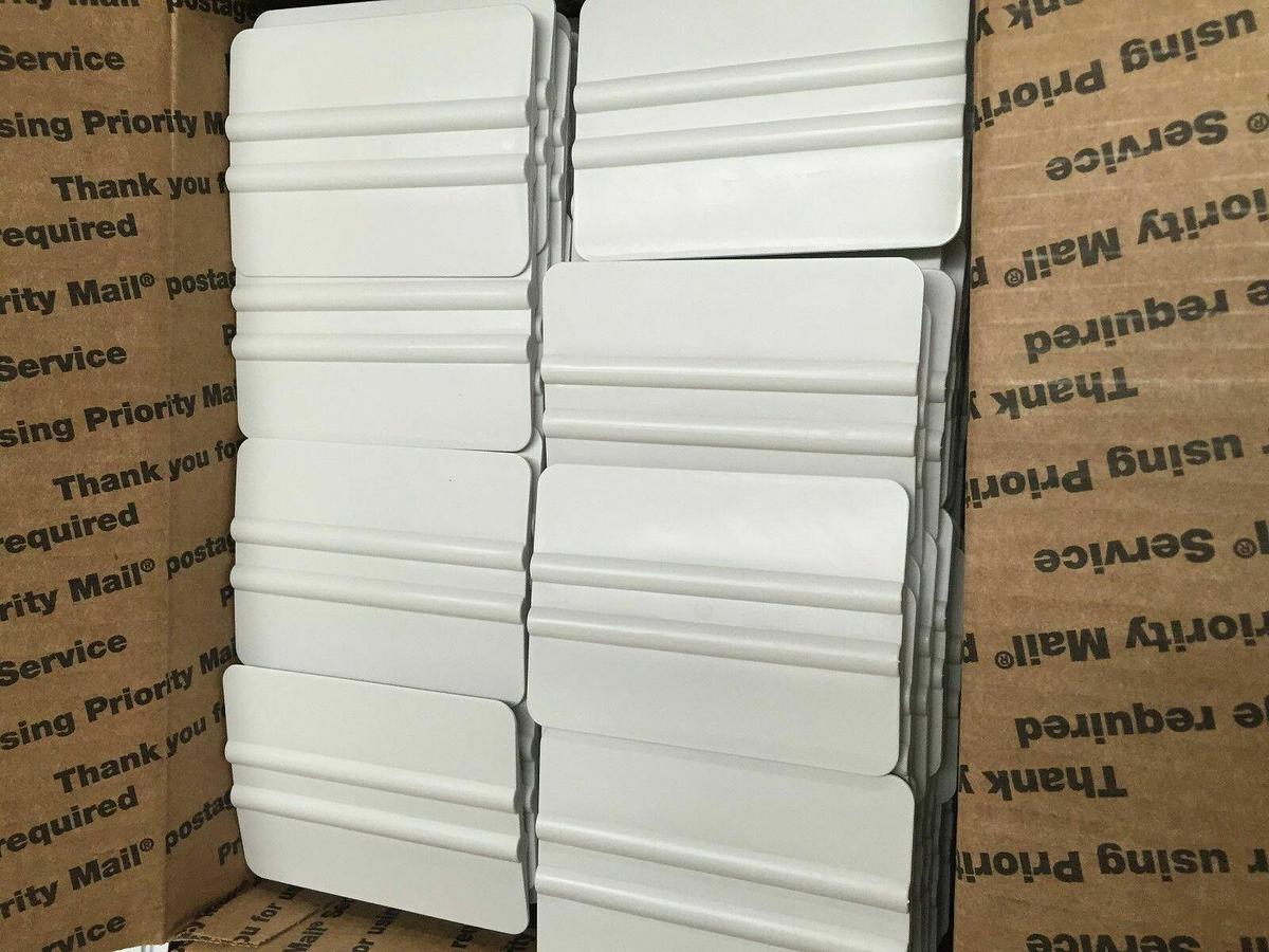 160 Pack Vinyl Decal Squeegee Applicator Tool Windows Tint Graphics 4"