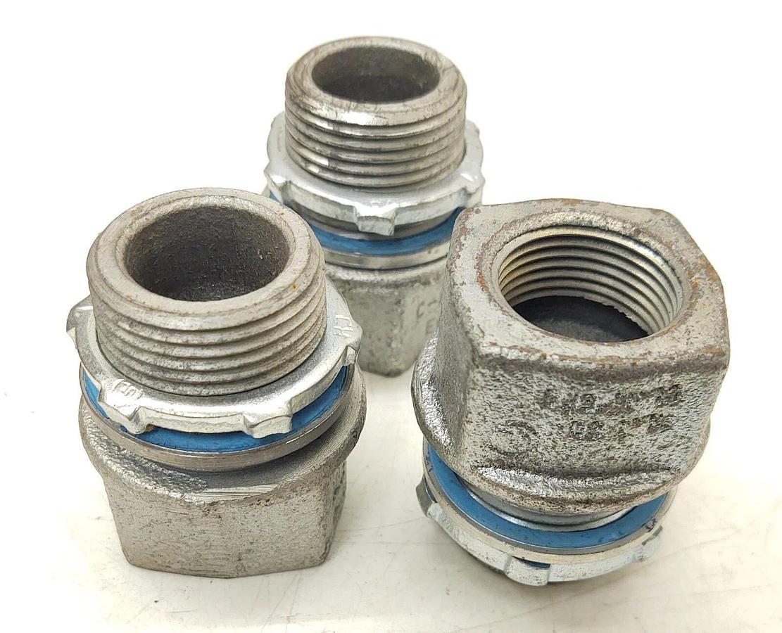 🔥 (3PCS) Crouse-Hinds Hazardous Location Sealing Hub ES32 1" Male x 3/4" Female