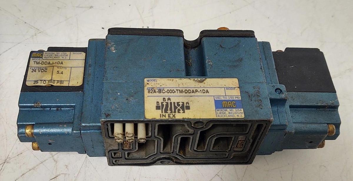 Used 🔥MAC Valves 82A-BC-000-TM-DDAP-1DA Pneumatic Solenoid Valve