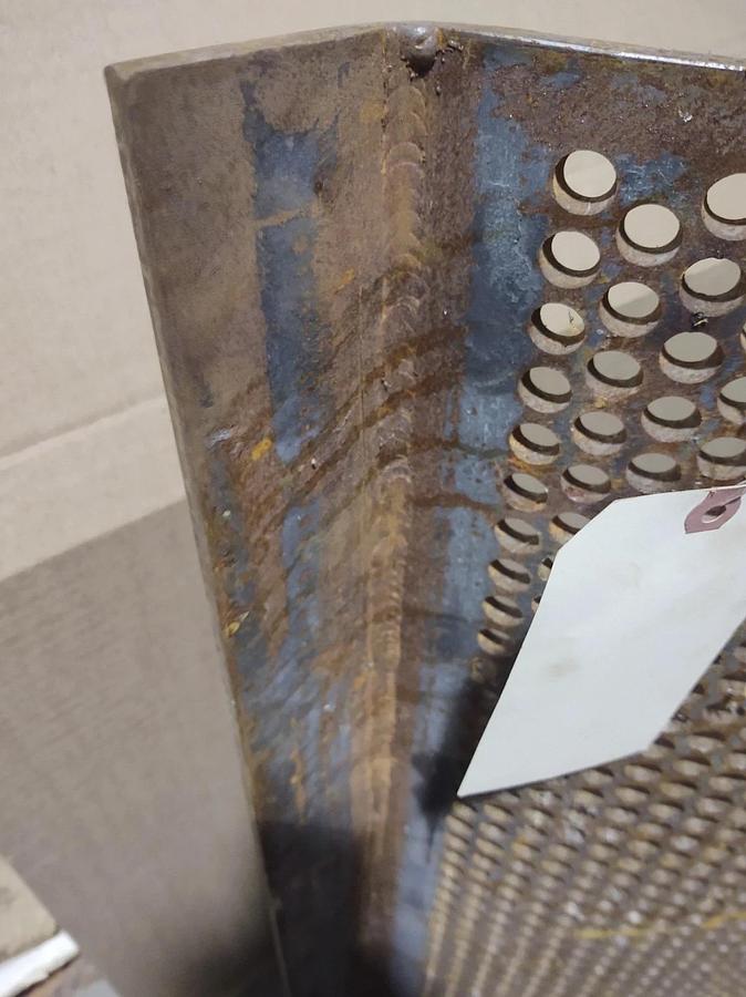 Used 🔥1/2" Holes Granulator Metal Grinder Screen 35.5"x29.2"x10"