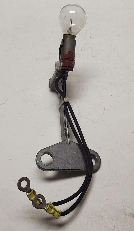 Used Railroad Crossing 10 VDC Light Bulb GE with Cast Aluminum Bracket Twist Lock
