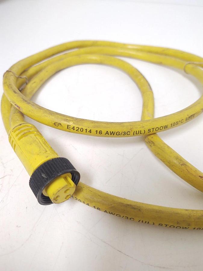 Used 🔥Woodhead 1300061687 E42014 Cable 3 Wire