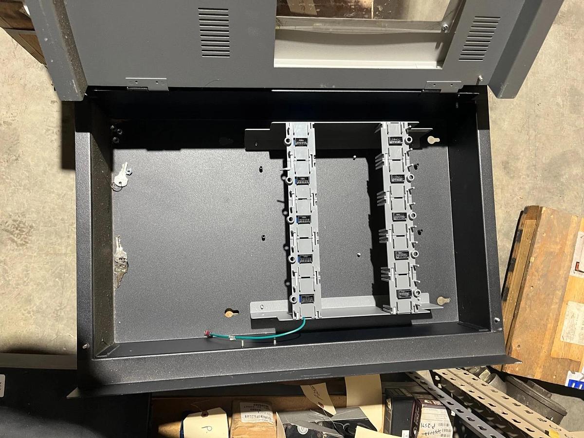 Used 🔥EST3 COMMERCIAL FIRE ALARM SECURITY EMERGENCY PANEL CONTROL CABINET 3-CAB5