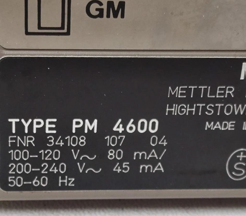 Used 🔥METTLER Digital Lab Scale Balance Analytical Pm4600 PM 4600 Delta Range