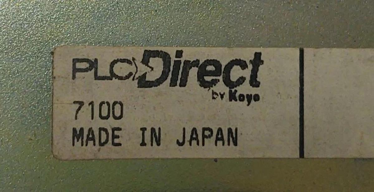 Used 🔥 PLC Direct Koyo Automation Direct Logic, D4-08B-1, 7 Slot Rack
