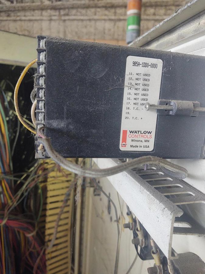 Used 🔥Extruder Double Door Control Cabinet Mercery Contactors, Watlow Temperature