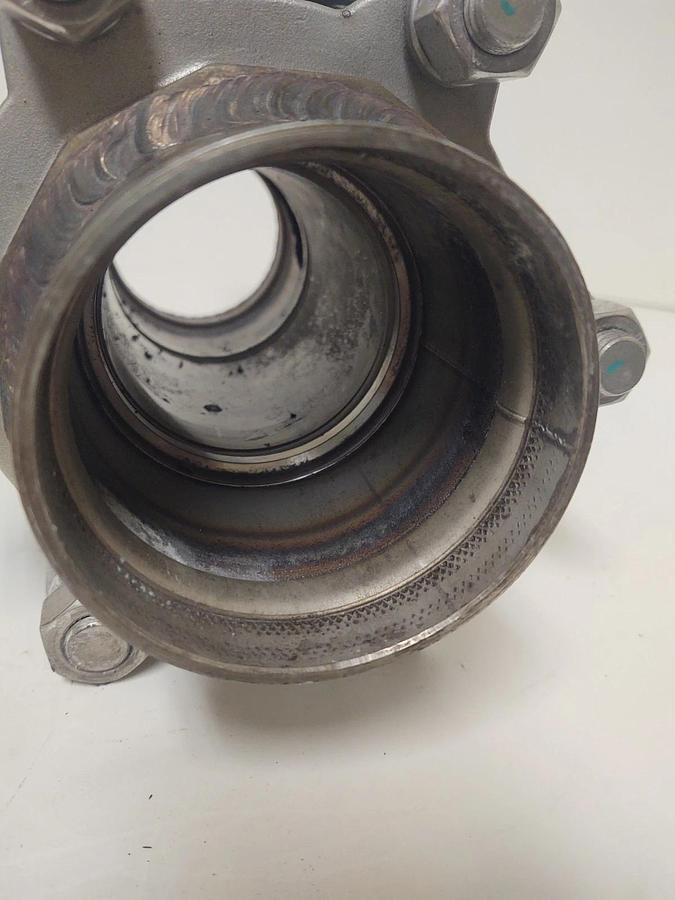 Used 🔥SHARPE 3" STAINLESS 3-PIECE BALL VALVE CF8M WELD SOCKET 600 WOG