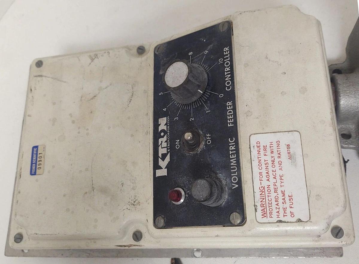 Used 🔥KTRON 0-90 DC Motor Drive 115 VAC Volumetric Feeder Controller 2501-00001