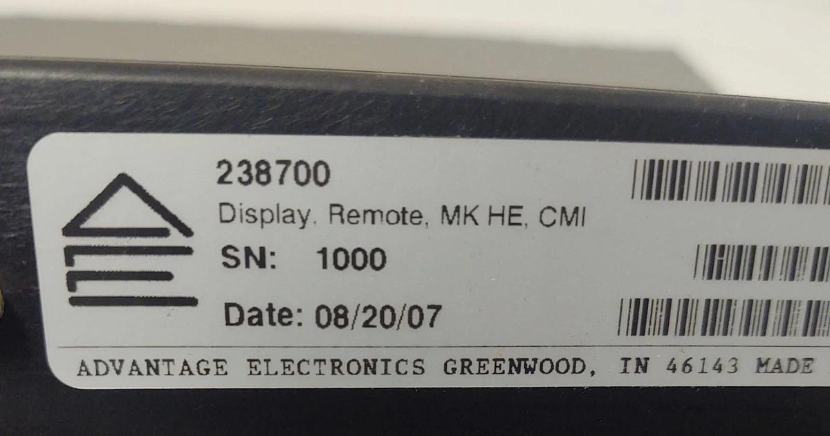 🔥 NEW 238700 Advantage Electronics Milacron Remote Temperature Controller