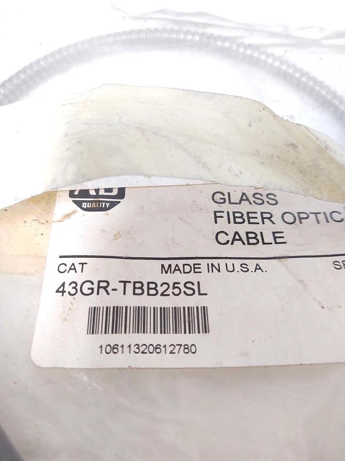 🔥Allen Bradley Glass Fiber Optic Cable 43GR-TBB25SL
