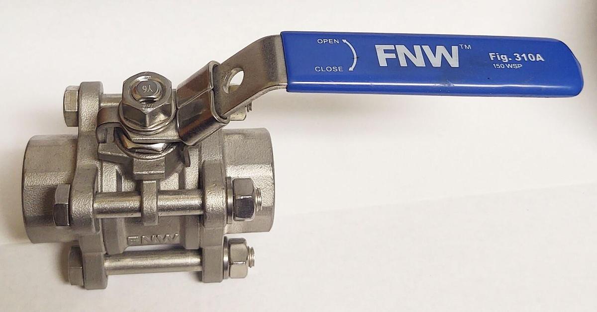 Lot (2) FNW 3/4K CF8M 10000CWP Weld On Ball Valves Fig. 310A 150WSP 3/4"