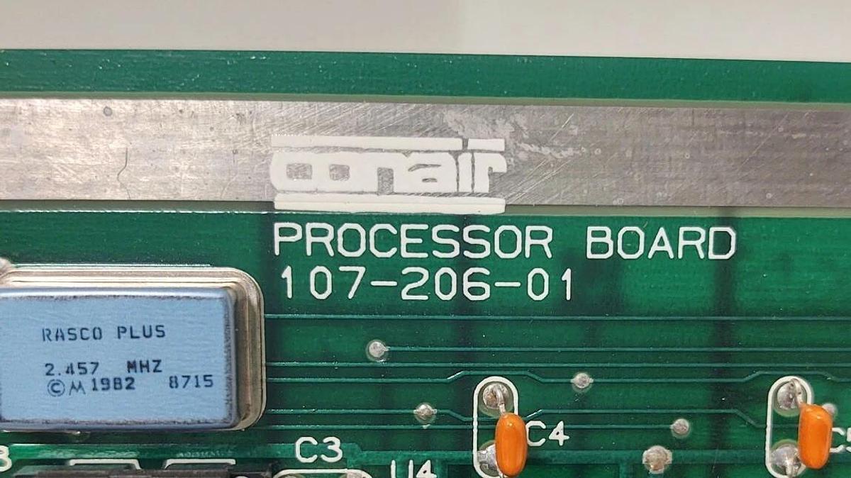 Used 🔥 CONAIR 107-206-1 Dryer CPU Control Processor Circuit Board
