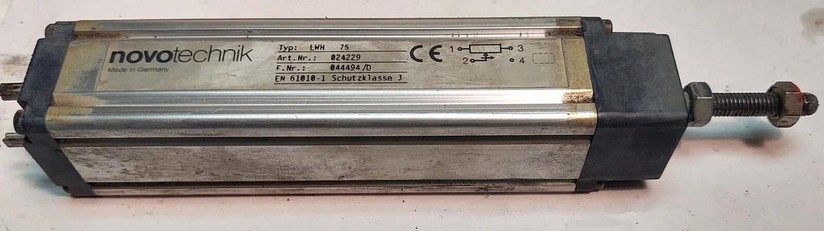 Used Novotechnik LWH 75 Linear Displacement Position Transducer Potentiometers Sensor