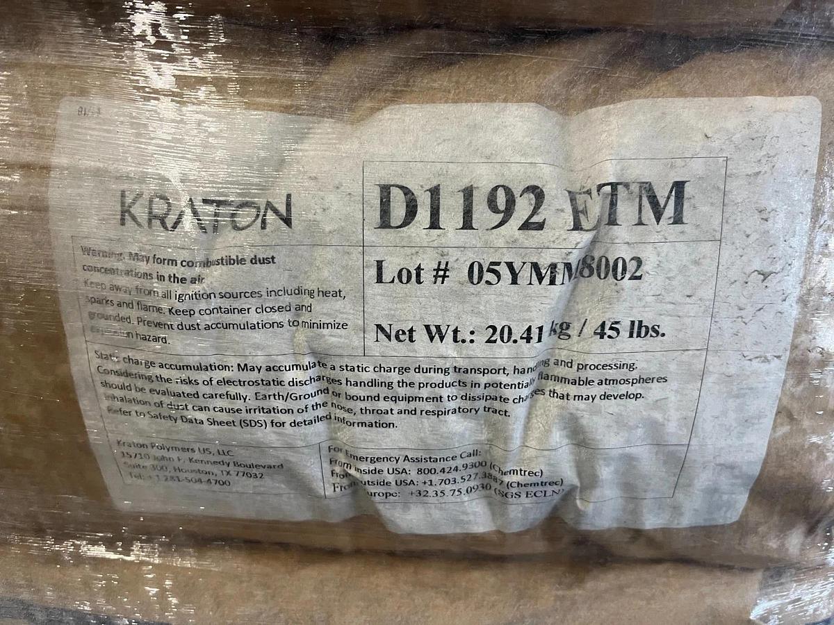 Kraton D1192 ETM Additive Modifier SBS 1 Pallet 1,800 lbs