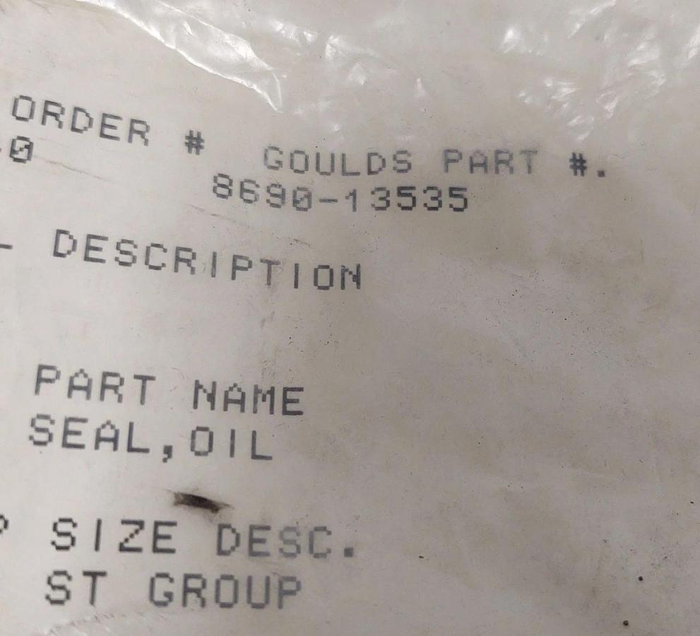🔥 GOULDS PUMP SEAL 8690-13535 SKF 13535 / 13535 (NEW IN BOX)