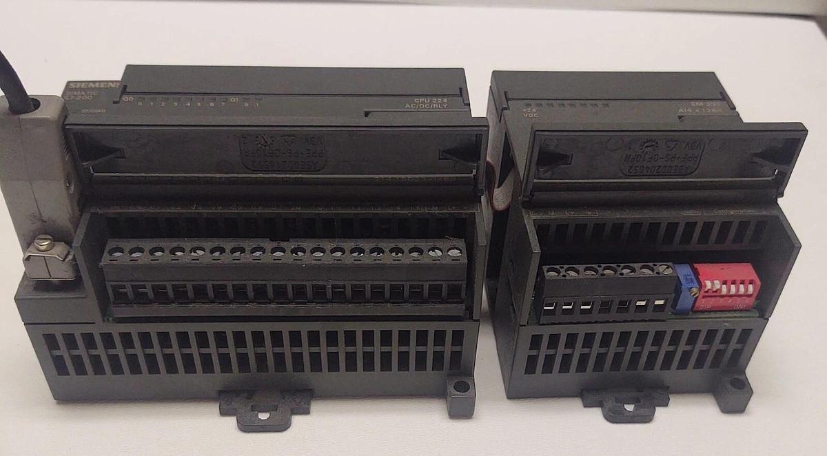 Used Siemens 6ES7 214-1BD20-0XB0 Simatic S7-200 CPU 224 6ES72141BD200XB0 Analog