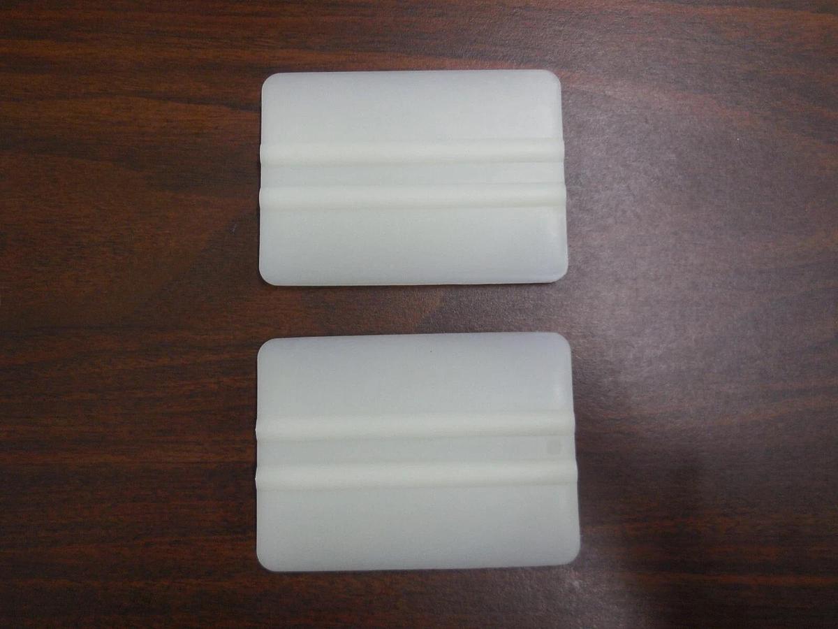 2 Pack Vinyl Decal Rigid Glow Squeegee Applicator Tool Windows Tint Graphics 4"