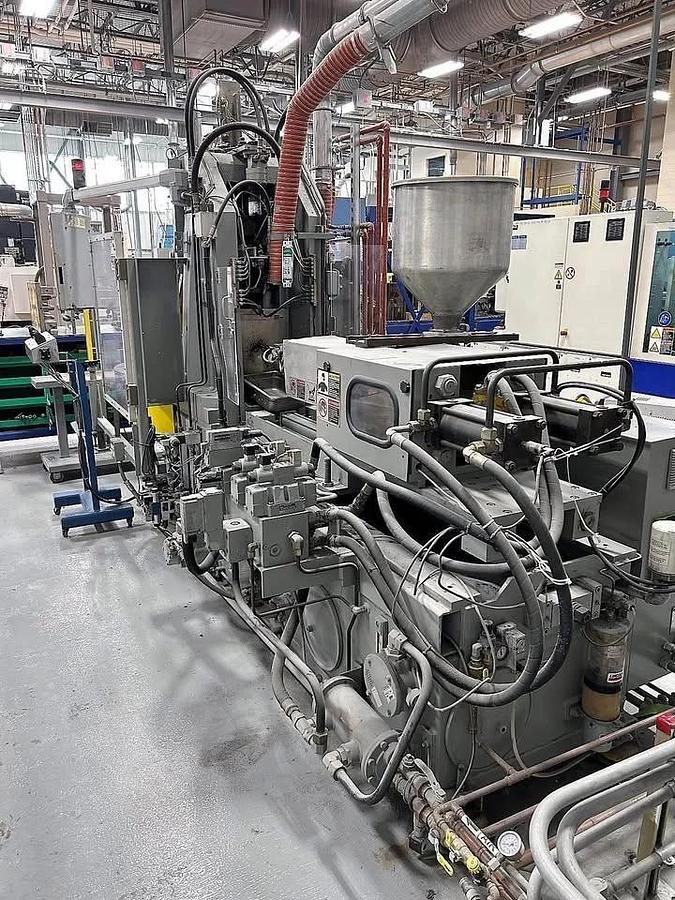 Used Van Dorn DEMAG 80 ton Vertical Rotary Table Injection Molding Machine